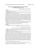 Suy thận cấp ở bệnh nhân đa chấn thương cần phẫu thuật cấp cứu