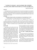 Vai trò của giáo dục - đào tạo trong việc góp phần xây dựng, phát triển nguồn nhân lực ở Việt Nam hiện nay