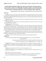 Nhân một trường hợp ứng dụng kỹ thuật oxy hóa máu qua màng ngoài cơ thể điều trị hội chứng suy hô hấp cấp nguy kịch tại khoa hồi sức cấp cứu Bệnh viện Chợ Rẫy