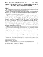 Khảo sát các yếu tố nguy cơ gây huyết khối tĩnh mạch sâu trên bệnh nhân tại Bệnh viện Chợ Rẫy