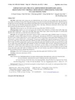 Khảo sát giá trị của adenosine deaminase (ADA) dịch não tủy trong chẩn đoán viêm màng não mủ và lao màng não