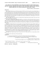 Giá trị của neutrophil gelatinase associated lipocalin huyết tương trong dự đoán tổn thương thận cấp ở bệnh nhân hồi sức sử dụng kháng sinh độc thận