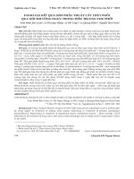 Đánh giá kết quả sớm phẫu thuật cắt thùy phổi qua nội soi lồng ngực trong điều trị ung thư phổi