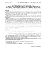 Đặc điểm cận lâm sàng lúc nhập viện và trong quá trình điều trị của bệnh nhân nhiễm ceton acid do đái tháo đường tại Bệnh viện Nguyễn Tri Phương