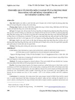 Tính hiệu quả về chuyên môn và kinh tế của phương pháp thay băng vết mổ bằng tăm bông y tế so với kềm và bông viên