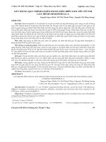 Xây dựng quy trình chẩn đoán đột biến gen yếu tố 8 gây bệnh hhemophila A