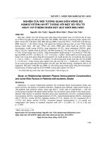 Nghiên cứu mối tương quan giữa nồng độ homocystein huyết tương với một số yếu tố nguy cơ ở bệnh nhân đột quỵ nhồi máu não