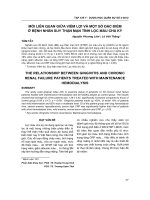 Mối liên quan giữa viêm lợi và một số đặc điểm ở bệnh nhân suy thận mạn tính lọc máu chu kỳ