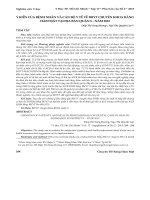 Ý kiến của bệnh nhân và cán bộ y tế về BHYT chuyên khoa răng hàm mặt tại địa bàn Quận 5 - năm 2012