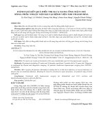 Đánh giá kết quả điều trị 26 ca nang ống mật chủ bằng phẫu thuật nội soi tại Bệnh viện Nhi Thanh Hóa