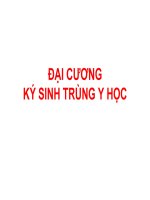 Bài giảng Đại cương ký sinh trùng y học
