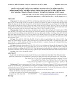 Phân tích dữ liệu dao động xung ký của bệnh nhân bệnh phổi tắc nghẽn mạn tính tại trung tâm chăm sóc sức khỏe cộng đồng (CHAC), thành phố Hồ Chí Minh, Việt Nam