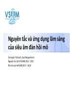 Nguyên lý và ứng dụng lâm sàng của siêu âm đàn hồi mô