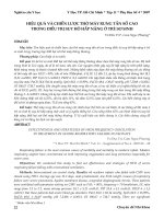 Hiệu quả và chiến lược thở máy rung tần số cao trong điều trị suy hô hấp nặng ở trẻ sơ sinh
