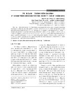 Trầm cảm ở thành viên gia đình của nam tiêm chích ma túy nhiễm HIV tại Hà Nội năm 2016