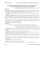 Một số đặc điểm sinh thái của véc tơ truyền bệnh sốt xuất huyết tại các khu công nghiệp