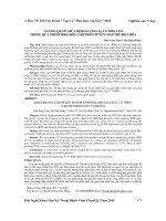 Ương quan giữa định lượng Tg và I-131 (WBS) trong quá trình theo dõi carcinôm tuyến giáp thể biệt hóa