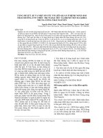 Tăng huyết áp và một số yếu tố liên quan ở bệnh nhân đái tháo đường týp 2 điều trị ngoại trú tại Bệnh viện Đa khoa Trung ương Thái Nguyên