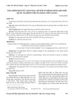 Đặc điểm dịch tễ, lâm sàng, hô hấp ký bệnh nhân hen phế quản tại Bệnh viện Đa khoa Tiền Giang