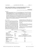 Thực trạng hoạt động và cách chi trả khám chữa bệnh tại một trạm y tế xã miền núi tỉnh Thái Nguyên