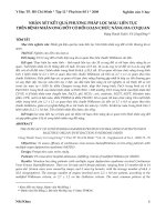 Nhận xét kết quả phương pháp lọc máu liên tục trên bệnh nhân ong đốt có rối loạn chức năng đa cơ quan