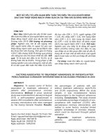 Một số yếu tố liên quan đến tuân thủ điều trị của người bệnh sau can thiệp động mạch vành qua da tại tỉnh Hải Dương năm 2018