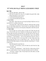 Bài giảng Bài 5: Tử vong do ngạt trong giám định y pháp