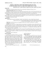 Nhân 3 trường hợp trichobezoars dạ dày ở trẻ em báo cáo ca lâm sàng hồi cứu y văn