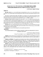 Đánh giá các tổn thương thần kinh ngoại biên trên bệnh nhân hồi sức tích cực bằng điện cơ