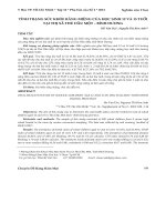 Tình trạng sức khỏe răng miệng của học sinh 12 và 15 tuổi tại thị xã Thủ Dầu Một - tỉnh Bình Dương