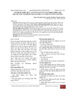 Đánh giá hiệu quả cắt cơn co tử cung trong điều trị doạ đẻ non tại Bệnh viện Đa khoa Trung ương Thái Nguyên năm 2011