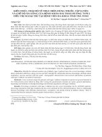 Kiến thức, thái độ về thực hiện dùng thuốc, tập luyện và chế độ ăn uống của bệnh nhân đái tháo đường type 2 điều trị ngoại trú tại Bệnh viện Đa khoa tỉnh Trà Vinh