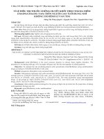 Tỉ lệ điều trị thuốc chống huyết khối theo thang điểm CHADS2/CHA2DS2-VASc trên người cao tuổi rung nhĩ không do bệnh lí van tim