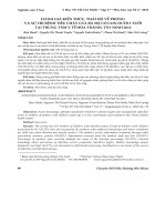 Đánh giá kiến thức, thái độ về phòng và xử trí bệnh tiêu chảy của bà mẹ có con dưới 5 tuổi tại Trung tâm Y tế Hòa Thành, Tây Ninh 2012