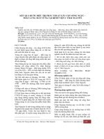 Kết quả bước điều trị phẫu thuật gãy cột sống ngực - thắt lưng mất vững tại Bệnh viện C Thái Nguyên