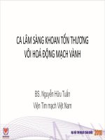 Ca lâm sàng minh hoạ kỹ thuật khoan cắt vôi mạch vành - BS. Nguyễn Hữu Tuấn