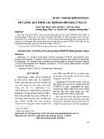 Xây dựng quy trình xác định đa hình gen CYP2C19