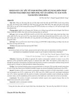 Khảo sát các yếu tố ảnh hưởng đến sử dụng biện pháp tránh thai hiện đại trên phụ nữ có chồng từ 15-49 tuổi tại huyện Ninh Hòa