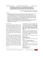 Đặc điểm lâm sàng của tổn thương võng mạc ở những bệnh nhân mắc bệnh tiểu đường điều trị tại Bệnh viện Đa khoa Trung ương Thái Nguyên