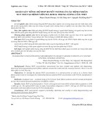 Khảo sát nồng độ BNP huyết tương ở các bệnh nhân suy tim tại Bệnh viện đa khoa Trung ương Cần Thơ