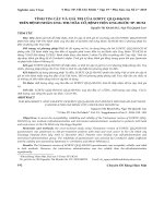 Tính tin cậy và giá trị của EORTC QLQ-H&N35 trên bệnh nhân ung thư đầu cổ, bệnh viện ung bướu TP. HCM