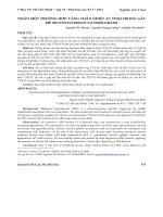 Nhân một trường hợp: Tăng thân nhiệt ác tính trong gây mê succinylcholin và isoflurane