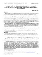 Kết quả điều trị tiểu không kiểm soát khi gắng sức ở phụ nữ bằng giá đỡ dưới niệu đạo TOT tại Bệnh viện FV TP. Hồ Chí Minh