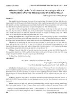 Đánh giá hiệu quả của đặt stent kim loại qua nội soi trong bệnh ung thư thực quản không phẫu thuật