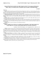 Nhận xét kết quả bước đầu điều trị ung thư vú giai đoạn sớm bằng phẫu thuật auchincloss tại Bệnh viện Đa khoa tỉnh Bình Định