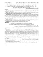 Đánh giá kết quả chẩn đoán mô học u não trên lều qua phẫu thuật sinh thiết u bằng khung định vị không gian ba chiều leksell