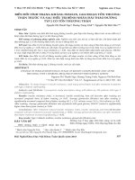 Biến đổi tình trạng kháng insulin, giai đoạn tổn thương thận trước và sau điều trị bệnh nhân đái tháo đường typ 2 có tổn thương thận