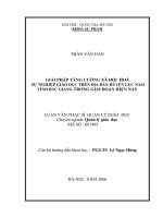 Giải pháp tăng cường xã hội hoá sự nghiệp giáo dục trên địa bàn huyện lục nam tỉnh bắc giang trong giai đoạn hiện nay 