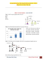HÌNH vẽ THÍ NGHIỆM HOÁ ÔN THI ĐẠI HỌC   GIẢI CHI TIẾT