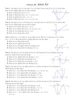 CHUYÊN ĐỀ TOÁN HÀM ẨN ÔN THI ĐẠI HỌC
